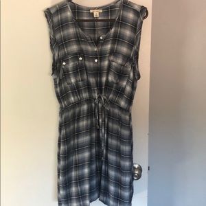 Miami plaid dress